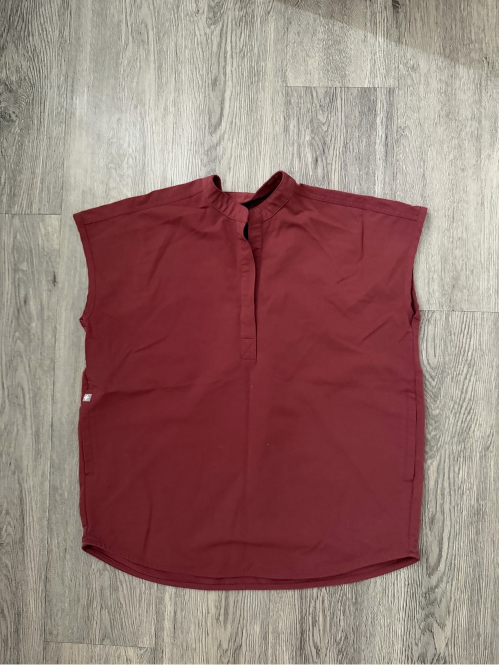 Dark Cherry Rafaela Scrub Top & Yola Scrub Pants